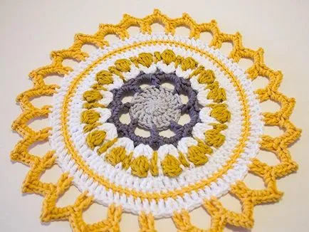 Hogyan horgolt mandala Ház