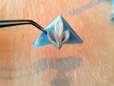 Kanzashi снежинки майстор клас