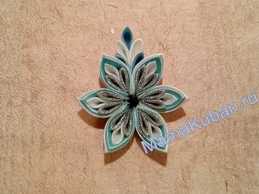 Kanzashi fulgi de zăpadă master class