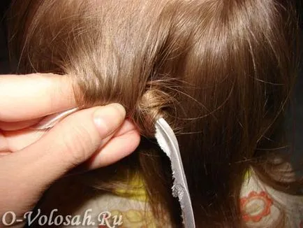 Как да се сгуша косата си с помощта на панделки