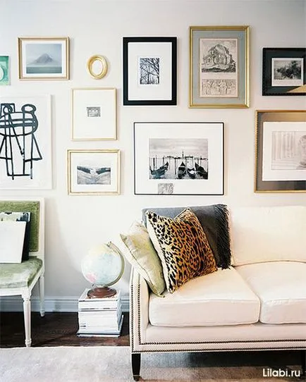 A festmények a belsejében a nappali és a szoba hogyan válassza ki és tegye