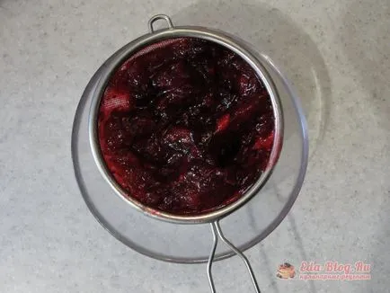 Cranberry mousse búzadara recept egy fotó