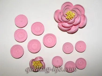 Quilling pictura „Buchet de vară“