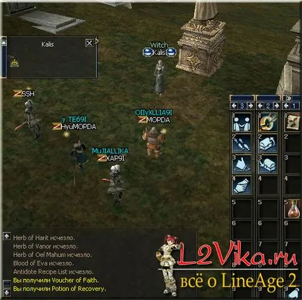 Încercarea de a capta clanul de al patrulea nivel al probei de alianță clan - Lineage 2