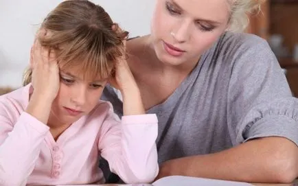 Csinál házi feladatot, vagy hogyan lehet leküzdeni a harag a gyermek