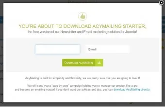 Масовото изпращане acymailing Joomla 3