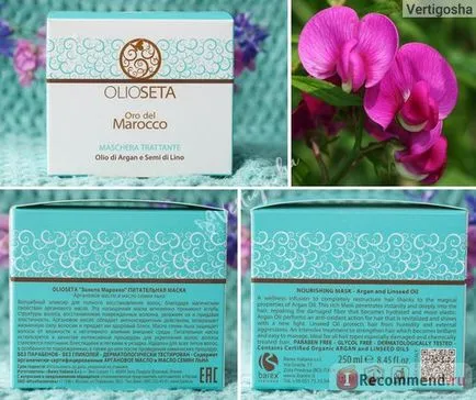 Hair Mask Barex olioseta oro del marocco - «haját boldog masochki osztályban, és örülök