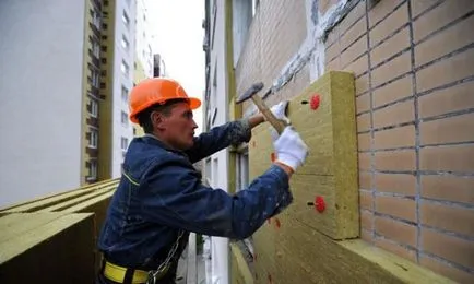 Placi minerale pentru izolarea termică a pereților nuanțele de bază și tehnologia