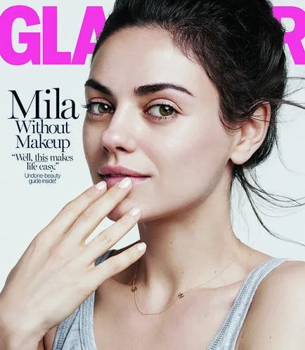 Mila Kunis a apărut fără machiaj pentru glamour de acoperire, eroii, Tatler - revista despre viata de mare