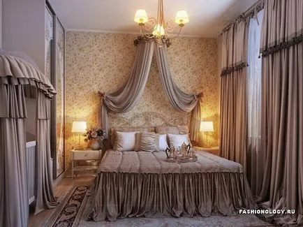 dormitor romantic Design interior trendy pentru cupluri, iubitorii de pe fotografie, modă și design