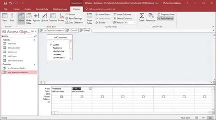 MS Access adatok csoportosítása