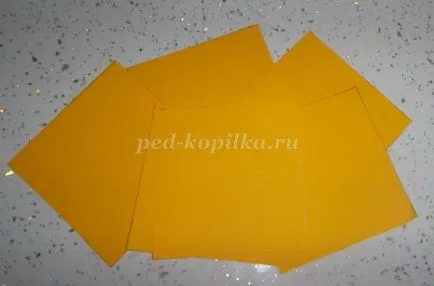 Nárciszok a origami technikával