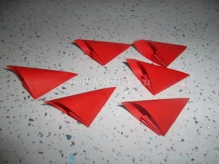 Nárciszok a origami technikával