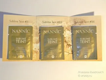 Nannic Teint sublimă rezistent la apă 81