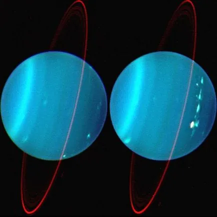 Megfigyelések az Uránusz és a Neptunusz, Uránusz és a Neptunusz, urán gyűrű