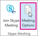 Setarea reuniune Skype în Outlook pentru afaceri - Skype pentru afaceri