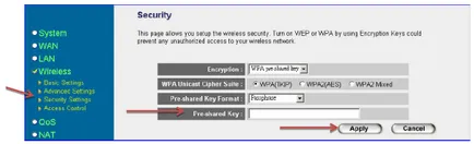 Configurarea planetei router Wi-Fi - rulează sistemul Kayako