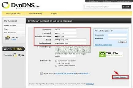 Създаване DDNS услуги за организиране на отдалечен достъп до системата от QNAP NAS чрез интернет, QNAP