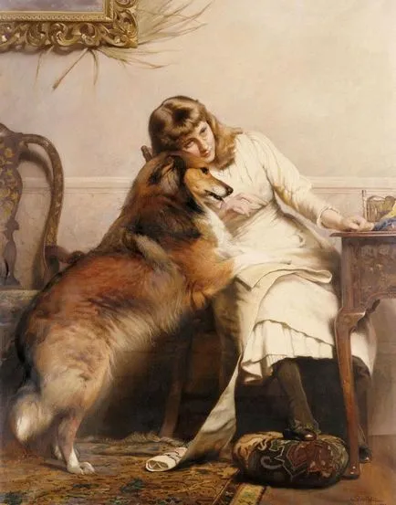 A superior állat festő Charles Burton Barber (charles burton barber)