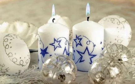 Коледни свещи с собствените си ръце, как да правят свои собствени свещници и свещи дават празничен вид
