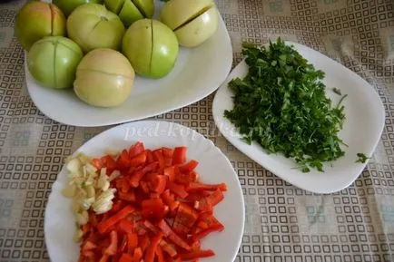 Есен преформа от зелени домати