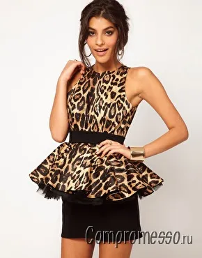 Caracteristici crea o imagine elegant, cu o rochie scurta leopard