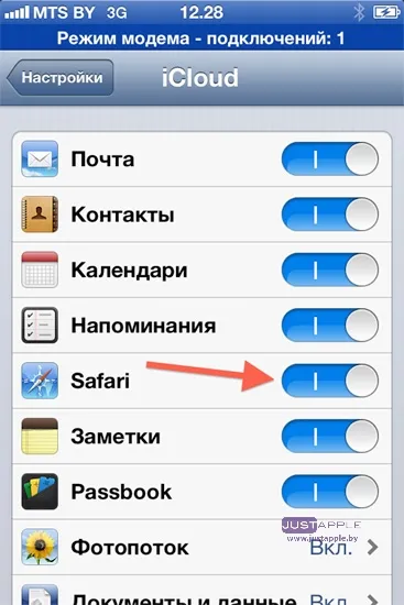 Deschiderea file Safari pe diferite dispozitive prin intermediul serviciului de mere-icloud, justapple - curent