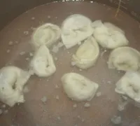 Găluște din omleta cu legume reteta fotografie