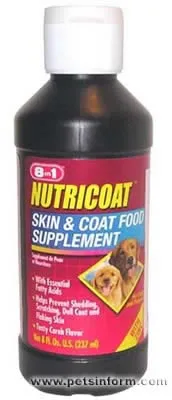 Домашни любимци информират - продукти за кучета фирмите 8 в 1 - pervinal nutricoat хранителна добавка - витаминен