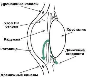 Основно отворен ъгъл заболяване глаукома око