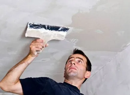 Боядисване на таван с ръцете си основните моменти от работния процес