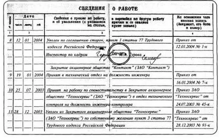 Как да попълните за управление на потребителите на заетостта рекорд служител