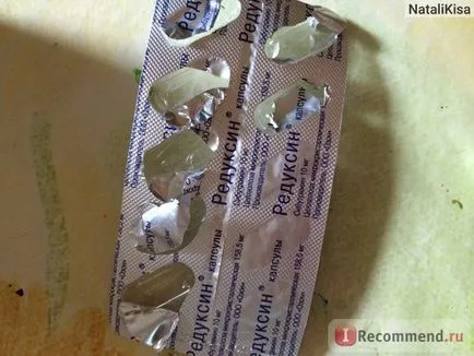 Promomed Reduxine 10 mg - „Sport és akar enni! És ez segít a harcban élvezettel