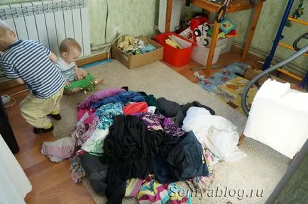 Raskhlamlenie konmari pe experiența mea, pe blog-ul de familie Irina Polyakova