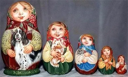 Orosz matryoshka (23 fotó)