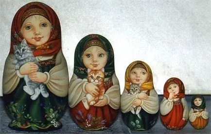 Orosz matryoshka (23 fotó)