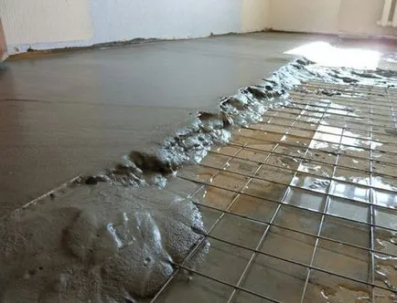 Külön betonozás ferde felülettel