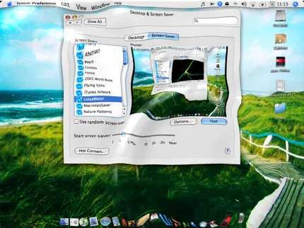 A hét legérdekesebb képernyővédők a Mac OS X - projekt appstudio