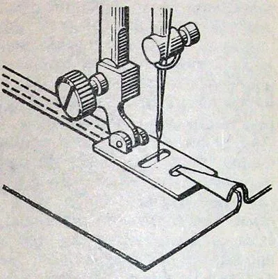 Шевът в подгъва и zaposhivochny шева на шевната машина - икономика в vostruhi