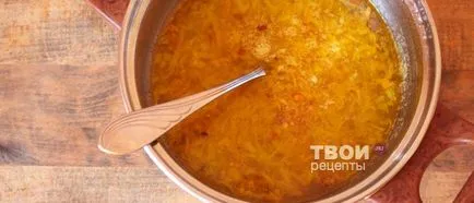 Сирене супа с пиле - вкусна рецепта със стъпка по стъпка снимки