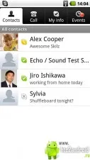 A Skype for Android okostelefonok
