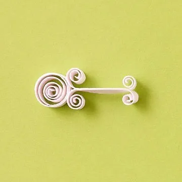 Hópehely a stílus Quilling