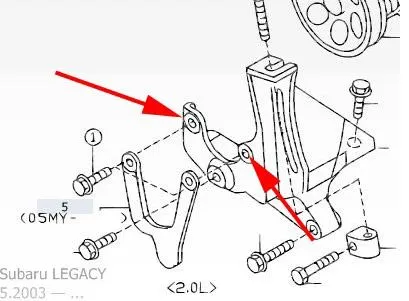 Премахване и анализ на сервоусилвател на волана помпа (Гур) на Subaru Legacy