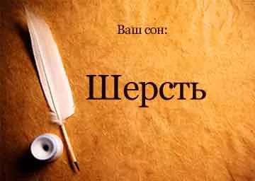 Interpretare vis de lână de oaie, o pisică, un câine într-un vis pentru a vedea ce vise