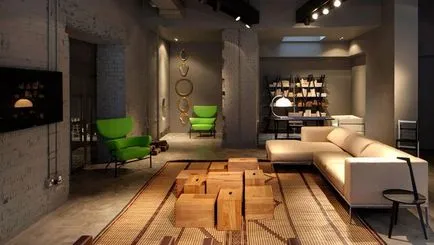 Stilul subteran în design interior