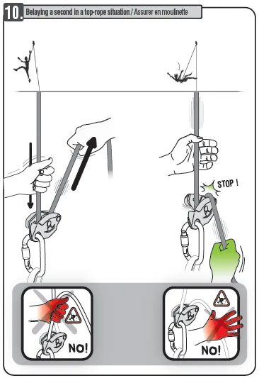 Biztosítóeszközt PETZL grigri 2 promalptsentr