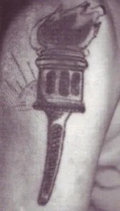 Tetoválás - egy gyertyát, egy lámpa, egy börtön, és az élet a rácsok mögött