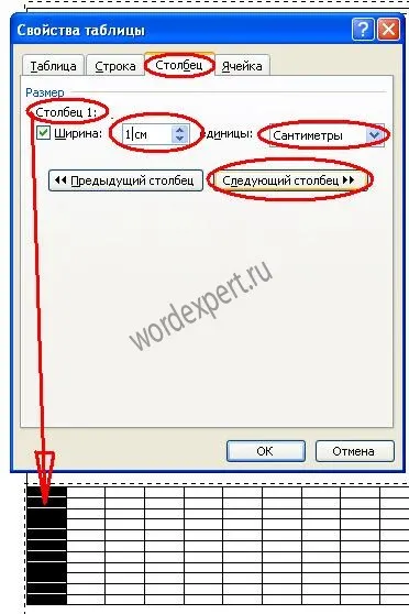 Tabelul „este totul despre Microsoft Word