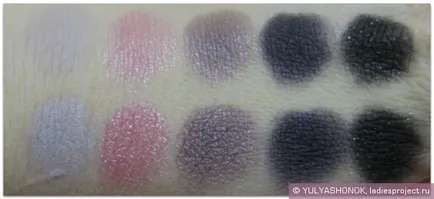 Eyeshadow palete magnetice (nuanțe de numărul 10, 12, 25, 27, 30) din Limoni - comentarii, fotografii și preț