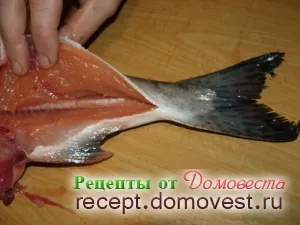 Пълнени сьомга - рецепти от domovesta